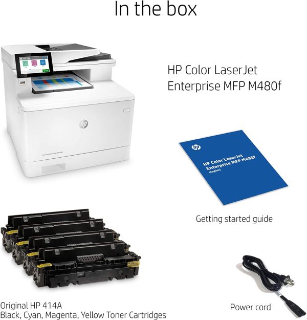 HP LaserJet Enterprise M480f dúplex multifunción 3QA55A - Imagen 4