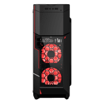 AZZA CASE GAMING MID ATX CRIMSON LED FAN CSAZ-211G - Imagen 2