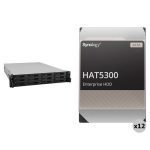 ¡Oferta! Synology 144TB RackStation RS3621xs+12-Bay NAS RS3621XS+