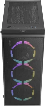 AZZA CASE 360 ATX 200H-03 3 FAN RGB CSAZ-360 - Imagen 2