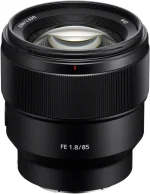 LENTE SONY SEL85F18 85mm F1.8 ENFOQUE MIN 08M MAX 0,13 SEL85F18
