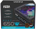 Azza PSAZ-650W(ARGB) 650 WATT Fuente de alimentación PSAZ-650WD