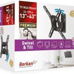 BARKAN BASE  INCLINADA Y GIRATORIA  13" A 43" 40KG PACK 3 UND 2200