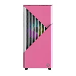 ¡Oferta! GAMEMAX CONTAC COC CASE MID TOWER BLANCO-ROSADO CONTAC COC BLANCO - Imagen 2
