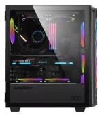 ¡Oferta! CASE GAMEMAX DIAMOND COC NEGRO VIDRIO DIAMOND COC - Imagen 8