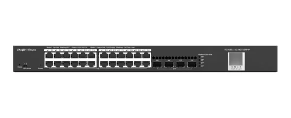¡Oferta! RUIJIE 24X PUERTOS GB POE+ 370W + 4 SFP 1GB RG-NBS3100-24GT4SFP-P - Imagen 2
