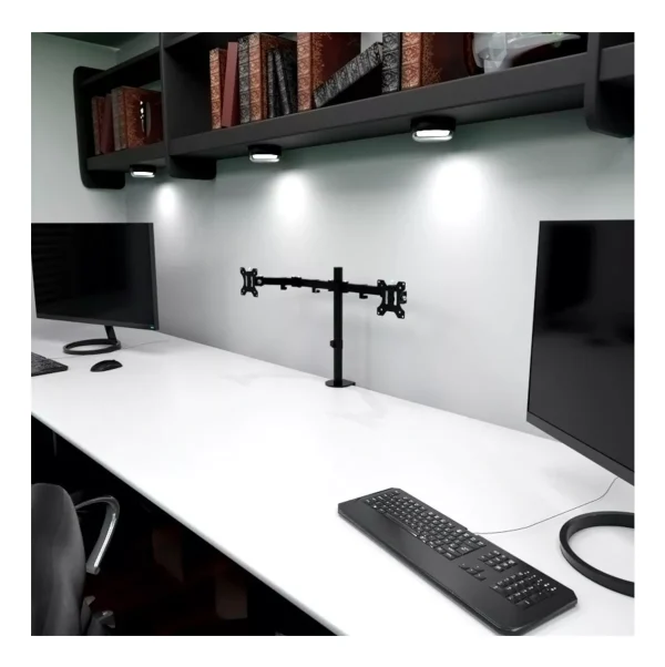 KLIPXTREME BASE/SOPORTE DOBLE MONITOR LCD-LED 13 A 32" KPM-310 - Imagen 2