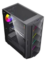 ¡Oferta! CASE GAMEMAX DIAMOND COC NEGRO VIDRIO DIAMOND COC - Imagen 2