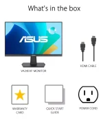 ASUS VA24EHF MONITOR 23.5" HDMI-VGA 90LMSLM0S60-B031B0 - Imagen 3