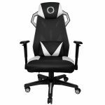 SILLA GAMER NIBIO REX T01 BLANCO Y NEGRO CS-5055-W - Imagen 3