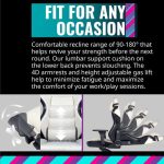 COOLER MASTER SILLA GAMING CALIBER X1C CMI-GCX1C-BK - Imagen 3