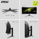 ¡Oferta! MSI 34" GAMING CURVO MAG 342CQR E2 UWQHD 9S6-3DB64H-071 - Imagen 2
