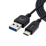 CABLE UNNO TEKNO CONECTOR USB 3.0 MACHO MACHO 1 MT  TIPO C CB4054BK