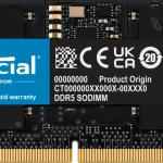 Crucial Memoria 16GB DDR5 SODIMM 5600 MT/s CT16G56C46S5
