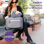 ¡Oferta! Targus City Fusion MALETIN Convertible PARA VIAJES 14” TBM571GL - Imagen 3
