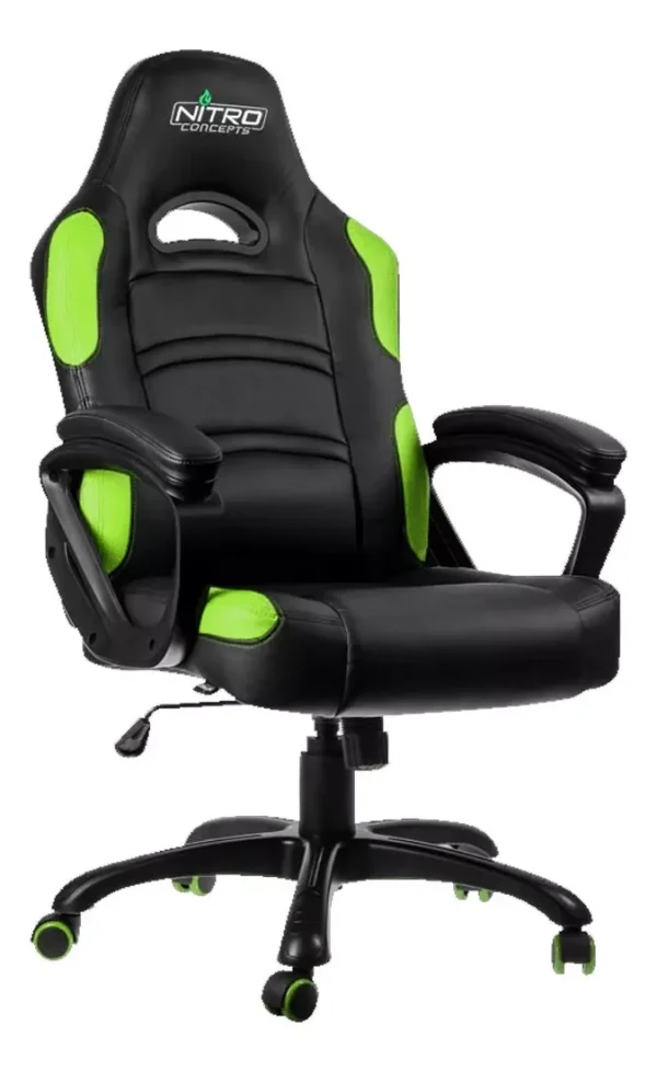 SILLA GAMING GAMEMAX NEGRA-VERDE GCR07 GR - Imagen 9