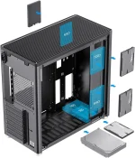 ¡Oferta! CASE GAMEMAX MESH BOX PRO  MESHBOX BLACK - Imagen 6