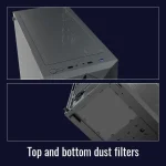 CASE AEROCOOL VOLCAN MID TOWER VOLCAN-G-BK-V1 - Imagen 5