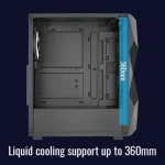 CASE AEROCOOL VOLCAN MID TOWER VOLCAN-G-BK-V1 - Imagen 7