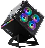 AZZA Cubo CASE w/DRGB vidrio templado negro CA-AZZA-802F - Imagen 2