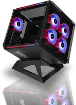 AZZA Cubo CASE w/DRGB vidrio templado negro CA-AZZA-802F - Imagen 3