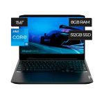 Lenovo IdeaPad Gaming 3  I5 11300H 3.1GHZ 8GB DDR4 512GB SSD 15.6" GTX 1650  82K100LUUS