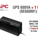APC Unidad Back UPS BE600M1 330W 600VA BE600M1
