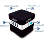¡Oferta! CDP RU-AVR 604 Regulador 600Va 4 USB Supresor RU-AVR 604