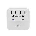 FORZA TOMA CORRIENTE PROTECTOR SOBRETENSION 2 TOMAS CON LUZ FWT-201