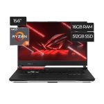 ASUS ROG STRIX G15 RYZEN 9 5980HX 16GB  512GB 15.6"QHD RX 6800M 12GB G513QY-SG15.R96800