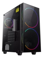 ¡Oferta! GAMEMAX BLACK HOLE CASE MID TOWER BLACK HOLE