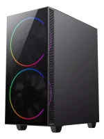 ¡Oferta! GAMEMAX BLACK HOLE CASE MID TOWER BLACK HOLE - Imagen 2