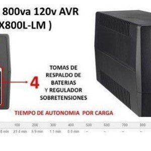 APC Back UPS 400W 800VA BX800L-LM