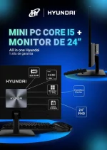 ¡Oferta! HYUNDAI MINI I5-10210U 8GB 256GB+ HYUNDAI 23.8" HMB10M01/HT24FGMBK01