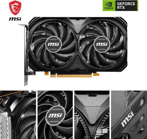 MSI GEFORCE RTX 4060 VENTUS 2X 8GB 912-V516-012 - Imagen 3