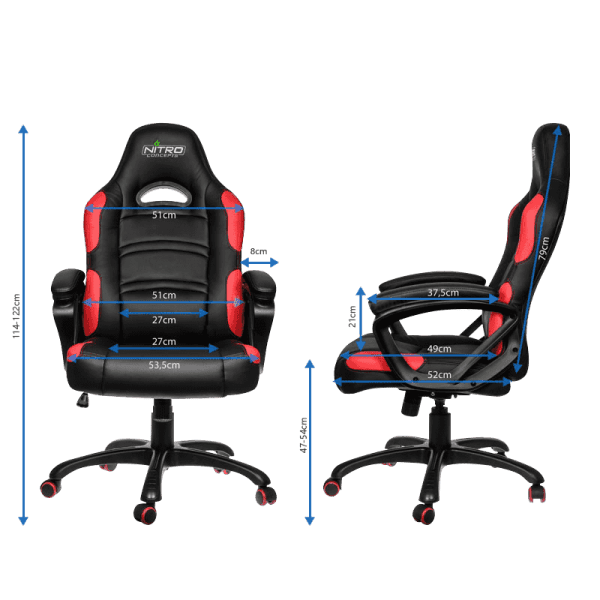 ¡Oferta! SILLA GAMING GAMEMAX NEGRA-ROJA GCR07 RD - Imagen 6