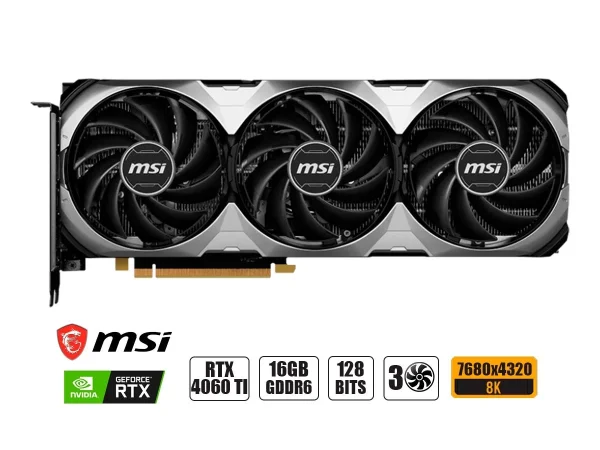 MSI GeFORCE RTX 4060 TI GAMING X SLIM 16GB 912-V517-004 - Imagen 2