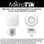 ¡Oferta! MikroTik Access Point interior 2.4 GHz RBcAPGi-5acD2nD