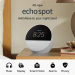 ¡Oferta! Amazon Echo Spot Azul Reloj Alarma Alexa B0BFC8DR7C - Imagen 6