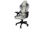 SILLA JEMIP GAMING ELYSIUM 2434 BLANCO-GRIS JPC-2434WG