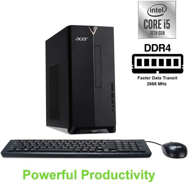Acer Aspire TC-895-UA92 Desktop I5-10400 12GB 512GB SSD M.2 TC-895-UA92 - Imagen 4