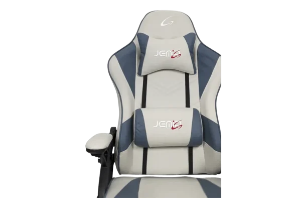 SILLA JEMIP GAMING ELYSIUM 2434 BLANCO-GRIS JPC-2434WG - Imagen 2