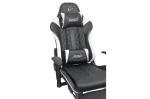 SILLA JEMIP GAMING SILVER 2552 NEGRO-BLANCO JPC-2552 - Imagen 4