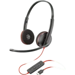 ¡Oferta! POLY 3220 BLACKWIRE AUDIFONOS  Stereo USB-A 80S02A6