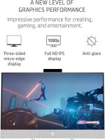 HP ALL IN ONE  I3 8GB 512GB SSD 24" TOUCH SCREEN 1J7P6AA#ABA - Imagen 4