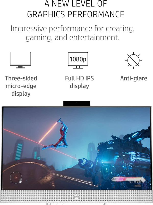 HP ALL IN ONE  I3 8GB 512GB SSD 24" TOUCH SCREEN 1J7P6AA#ABA - Imagen 4