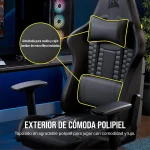 CORSAIR SILLA GAMING TC100 RELAXED TC100 RELAXED NEGRO - Imagen 2