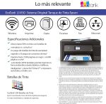 ¡Oferta! Epson EcoTank L14150 Multifuncional Tanque Tinta C11CH96301 - Imagen 3