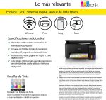 Epson EcoTank L3150 Multifuncional C11CG86301 - Imagen 3