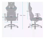 ¡Oferta! AeroCool  Aereo1 ALPHA Silla Gamer ALPHA-RED - Imagen 7